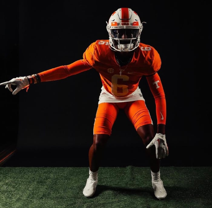 2025 4-star S Jordan Young during an unofficial visit to Tennessee. (Photo courtesy of Jordan Young)